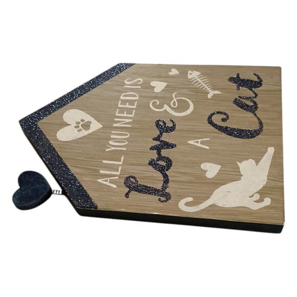 DIY Pet Cat Wreath Making Kit, All You Need is Love Cat Sign Ribbon Bundle Set - Picture 2 of 4